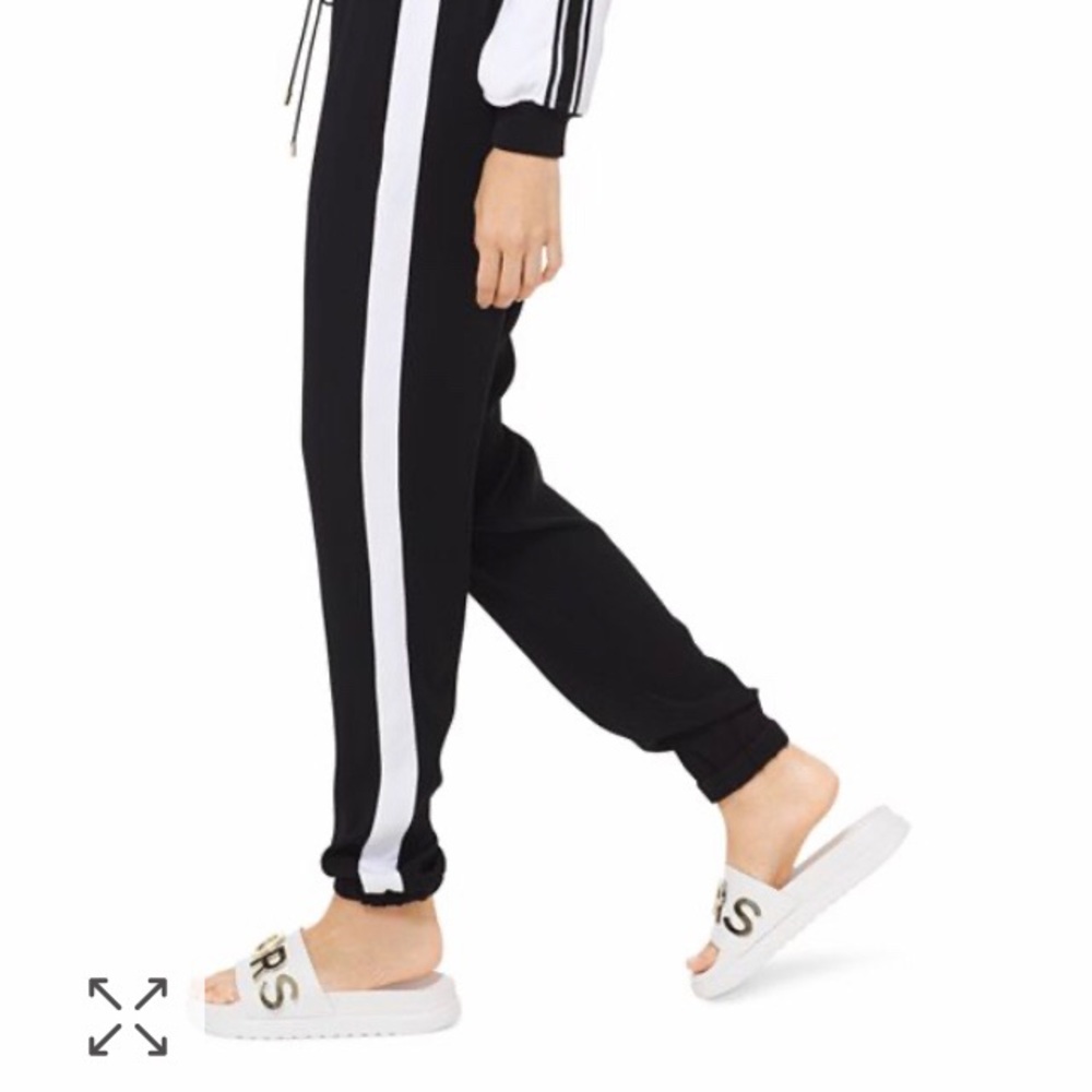 Michael Kors contrast stripe joggers. EUC
